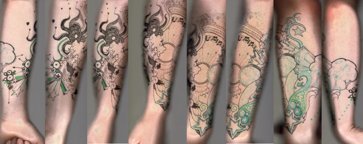 fake sleeve - sleeve tattoo