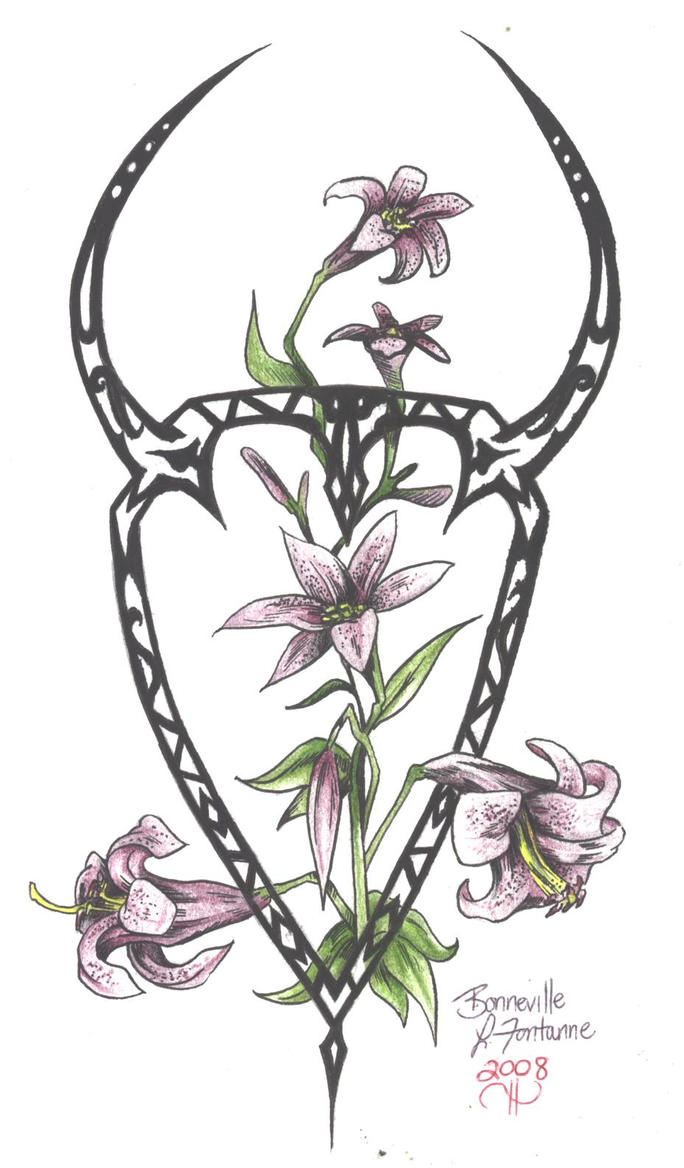 Zodiac Flower Design: Taurus | Flower Tattoo
