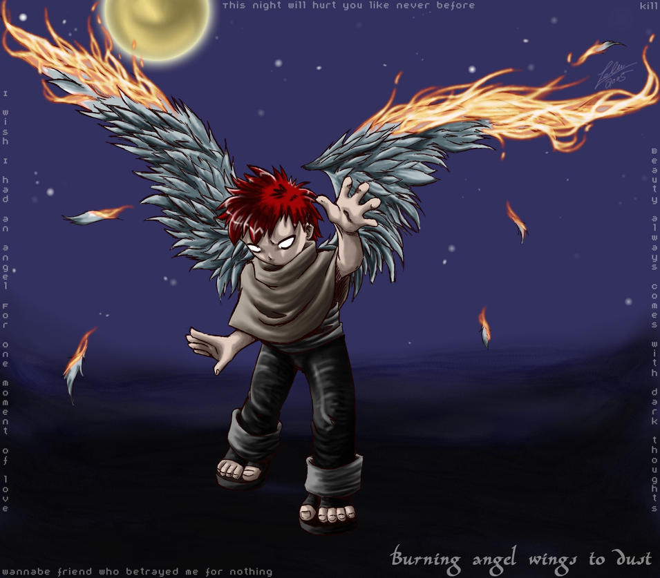 naruto Angel Wings to Dust