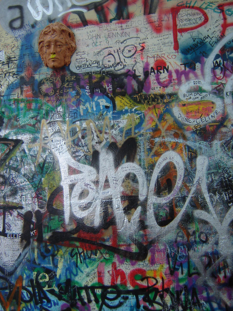 Prague Peace Graffiti by