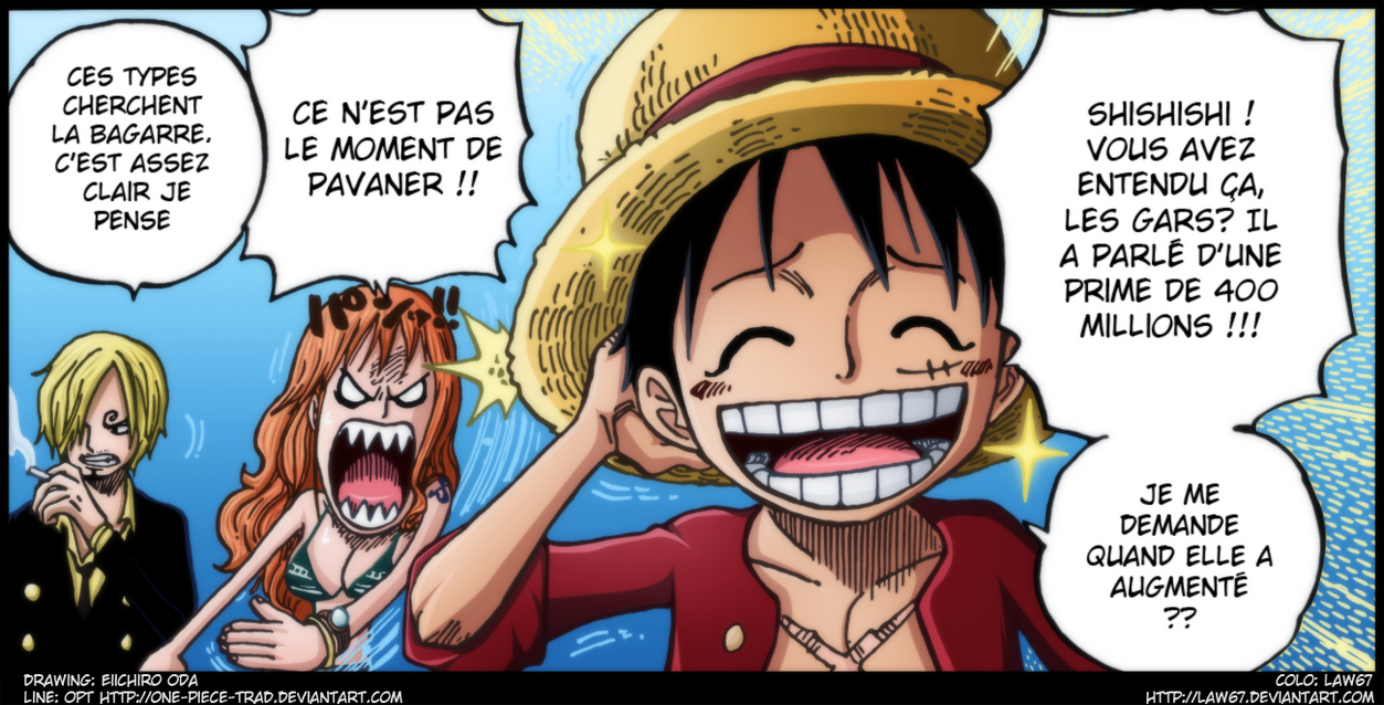 One Piece 628 Luffy epic face by Law67