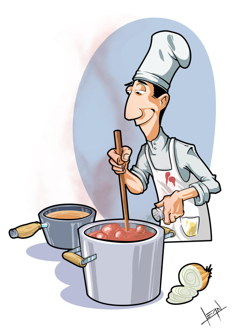 cooking dinner clipart - photo #38