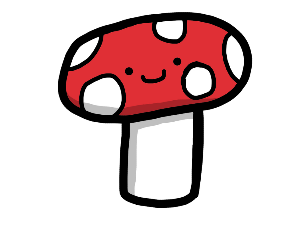 cute mushroom clipart - photo #7