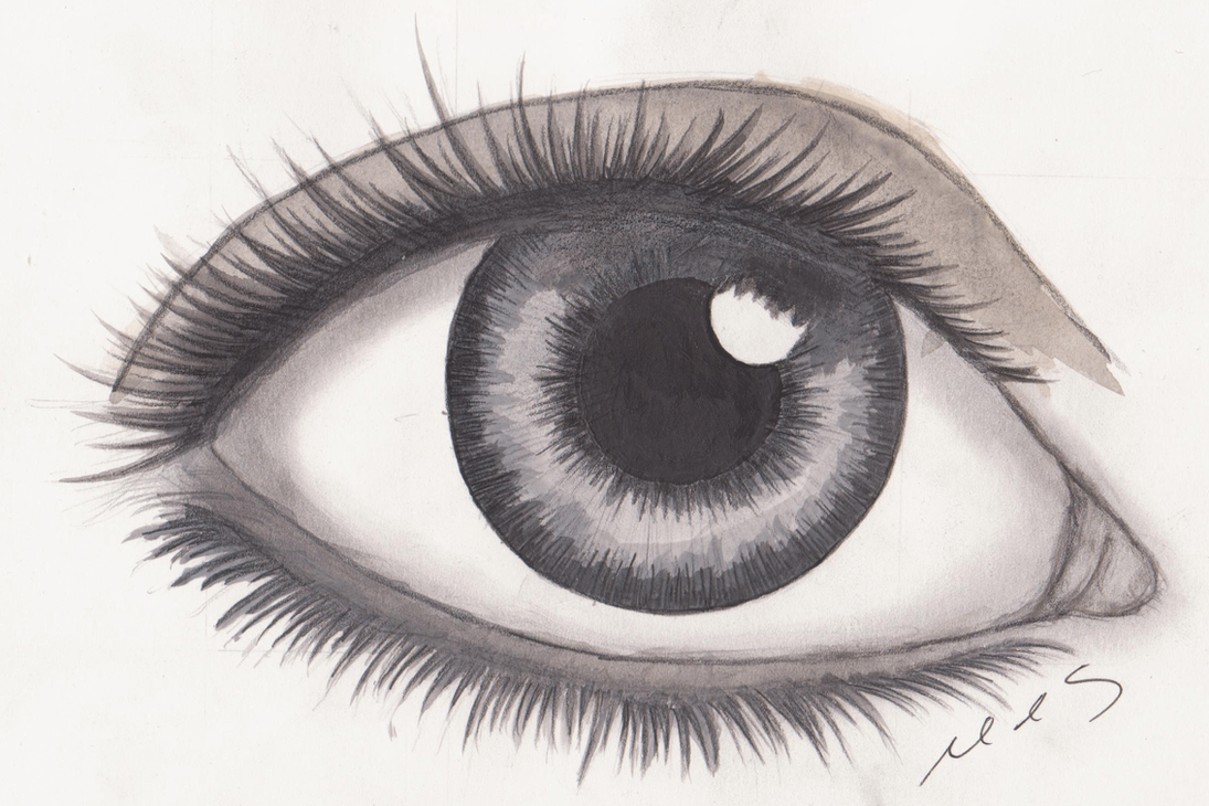 Realistic Eye Drawing by mhylands