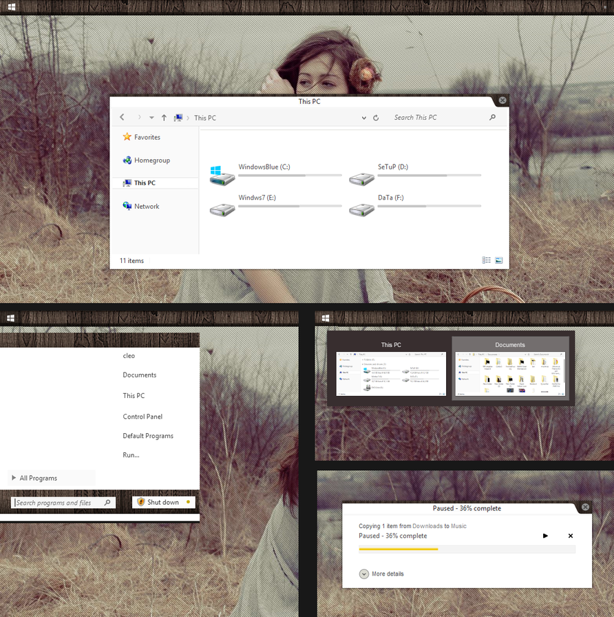 Elegant theme for Win8 updated