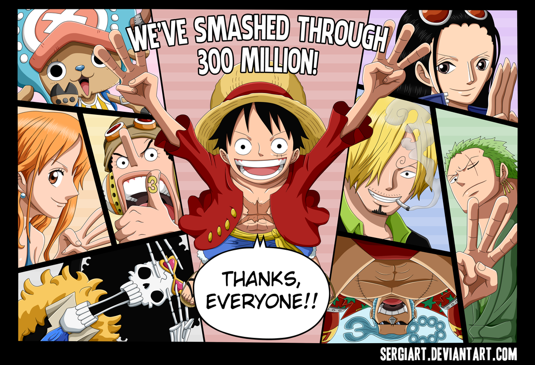 One Piece - 300,000,000 by SergiART