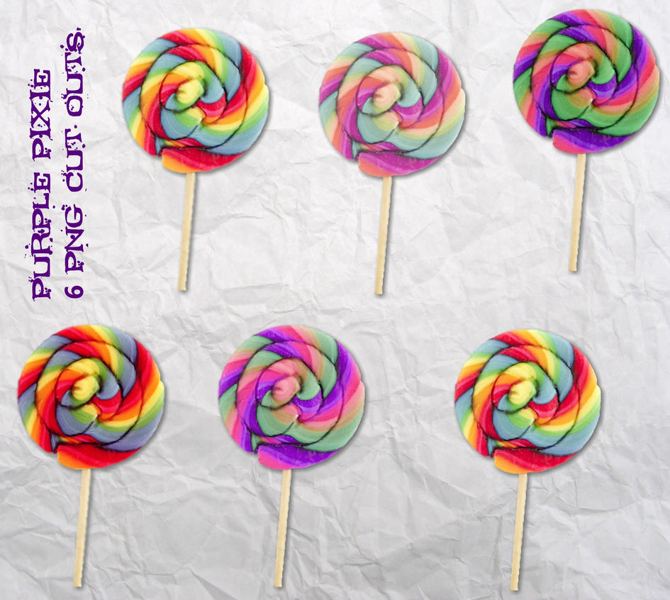 Lollipop pngs by 1purplepixie