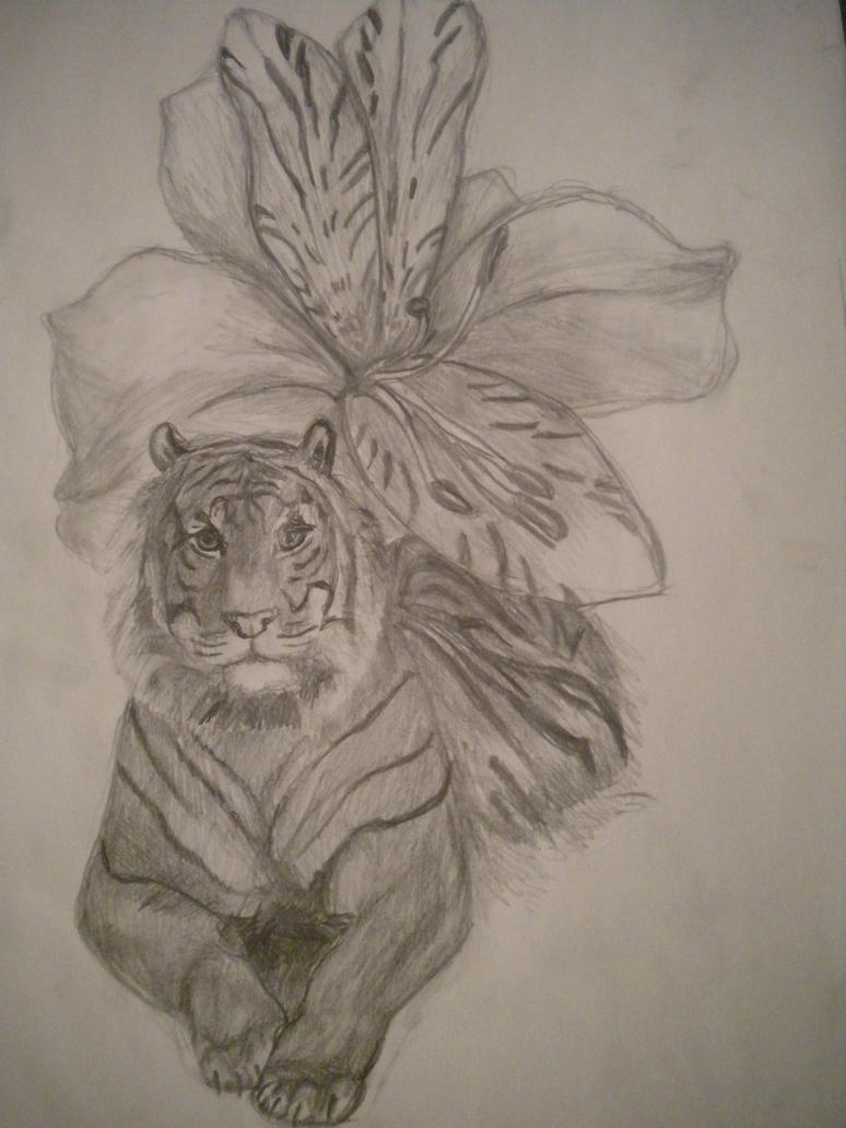 Tiger Tattoo | Flower Tattoo