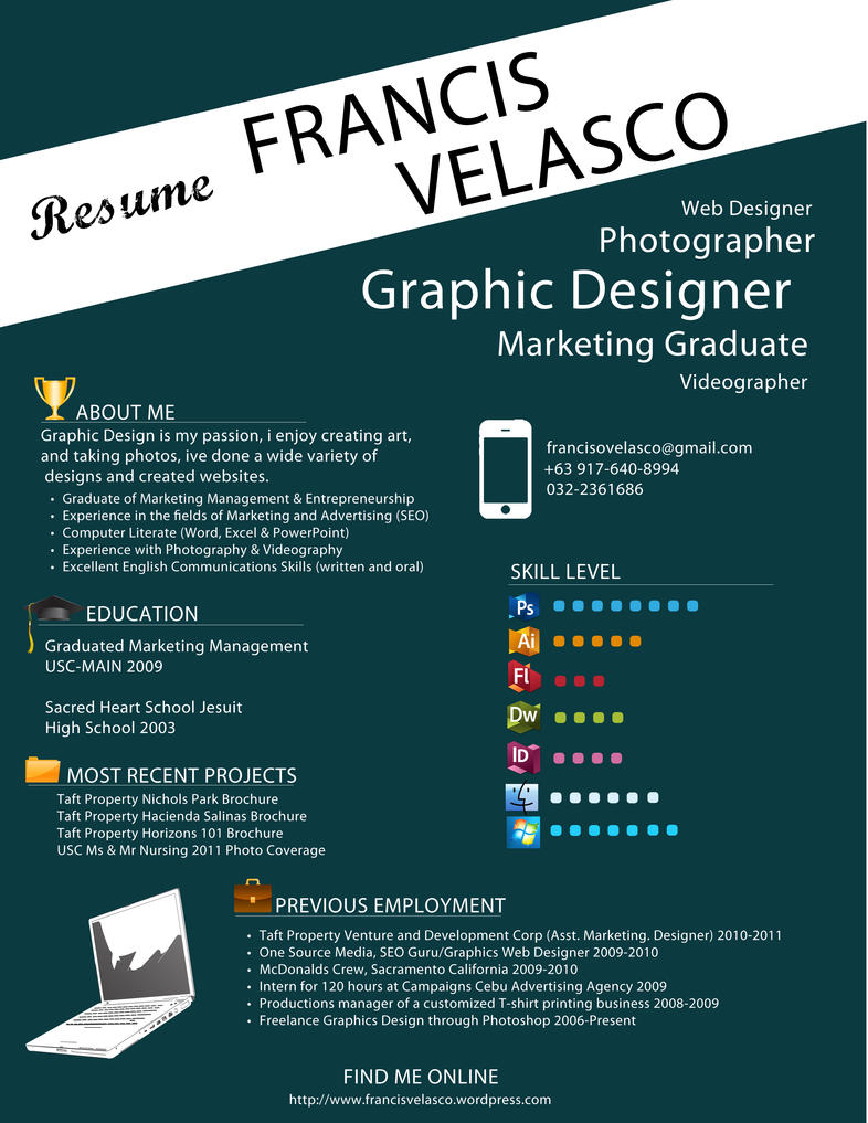 Graphic designer resume samples