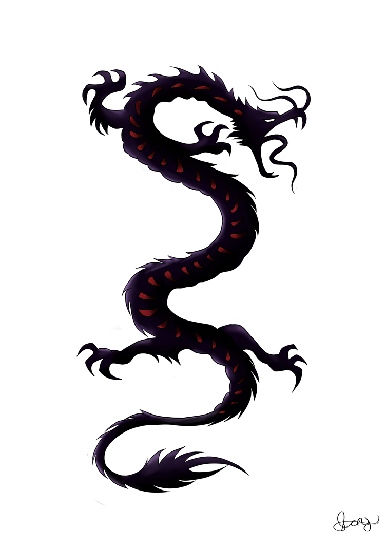 tattoo tribal dragon