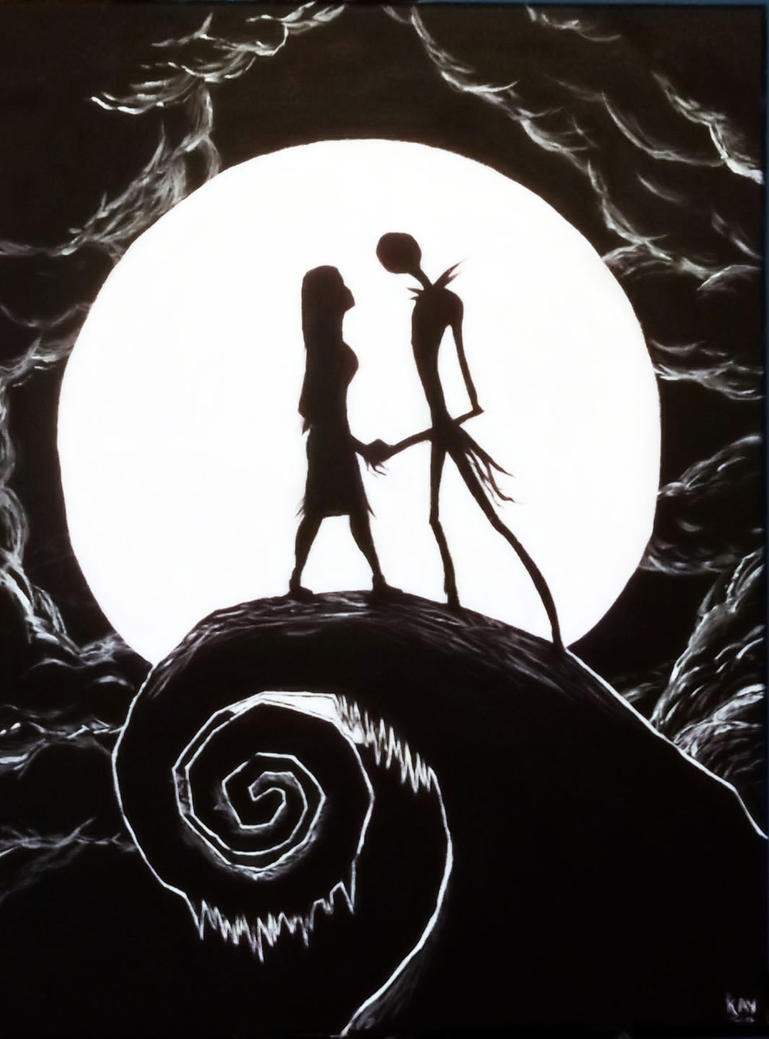 Nightmare before christmas painting by Corpse-boy on DeviantArt