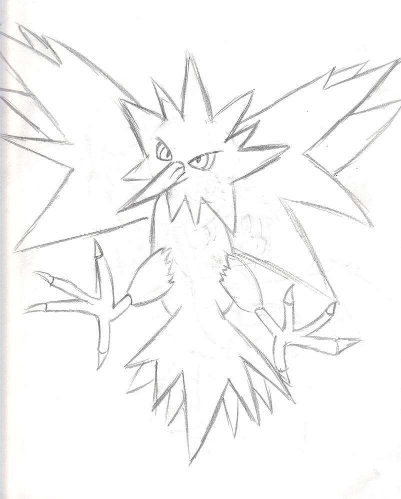 zapdos coloring pages - photo #13