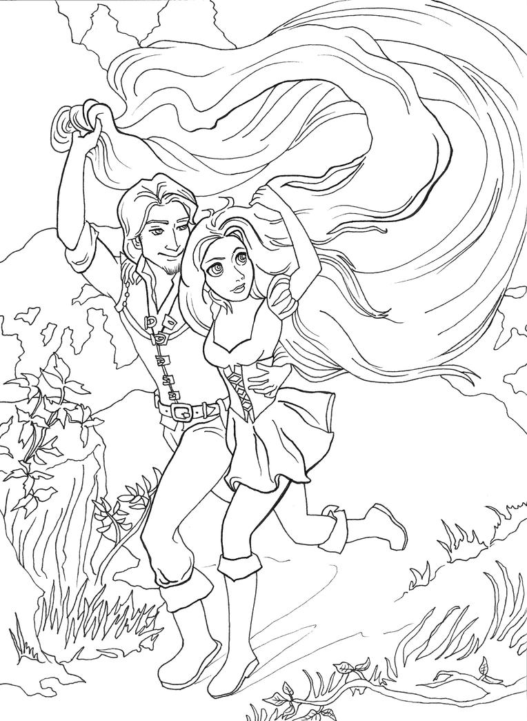 tangled coloring pages lanterns from tangled - photo #32