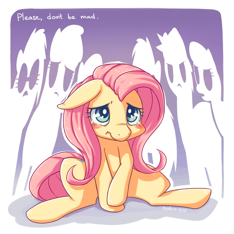 all_mixed_up___fluttershy_by_space_kid-d