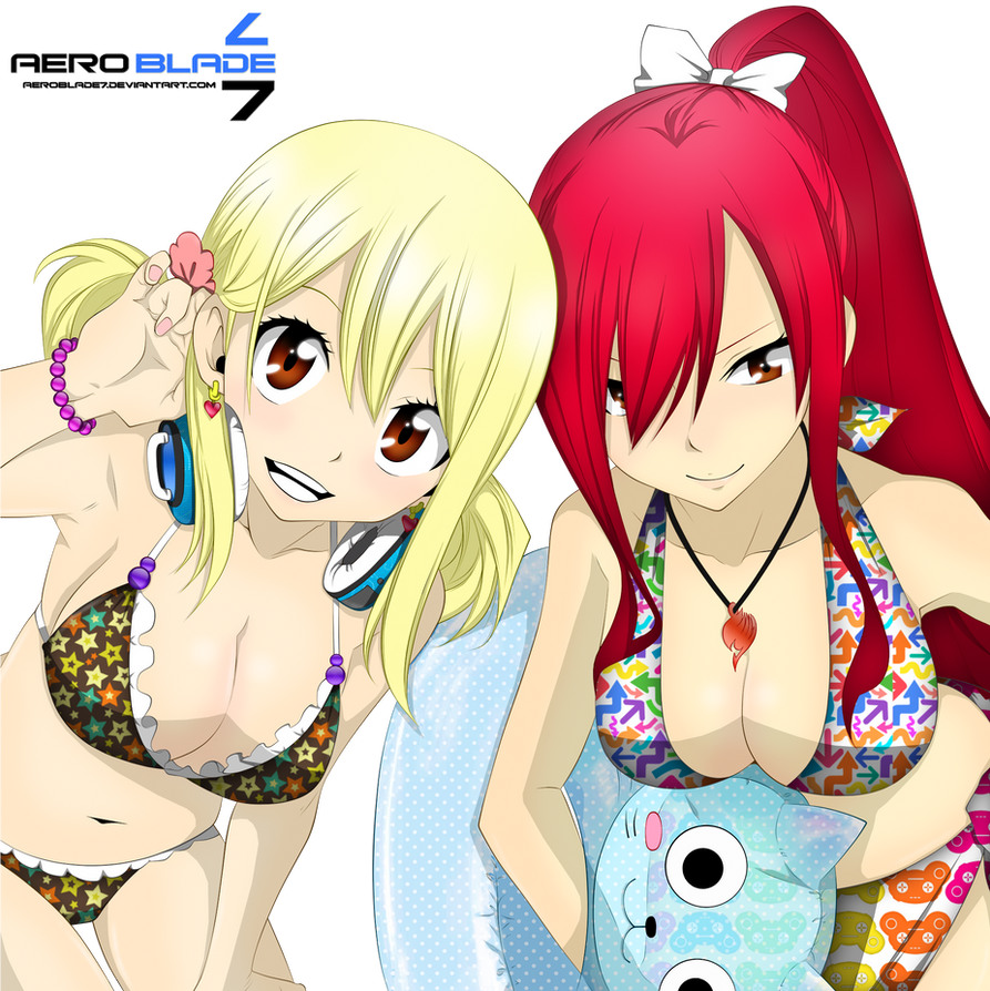 summer_combi__2___fairytail_coloring__by_aeroblade7-d7tda5k