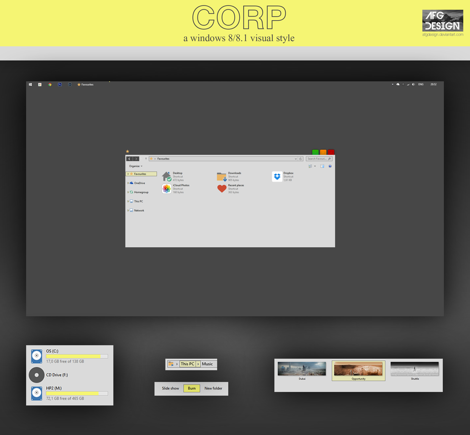 Corp Theme for Win8.1