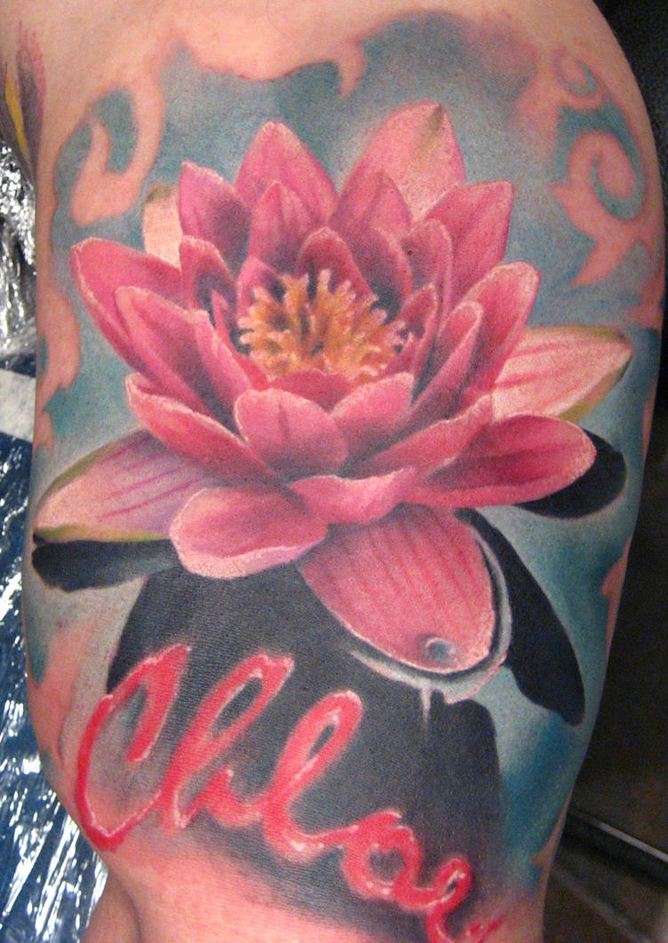 "Lotus Flower" | Flower Tattoo