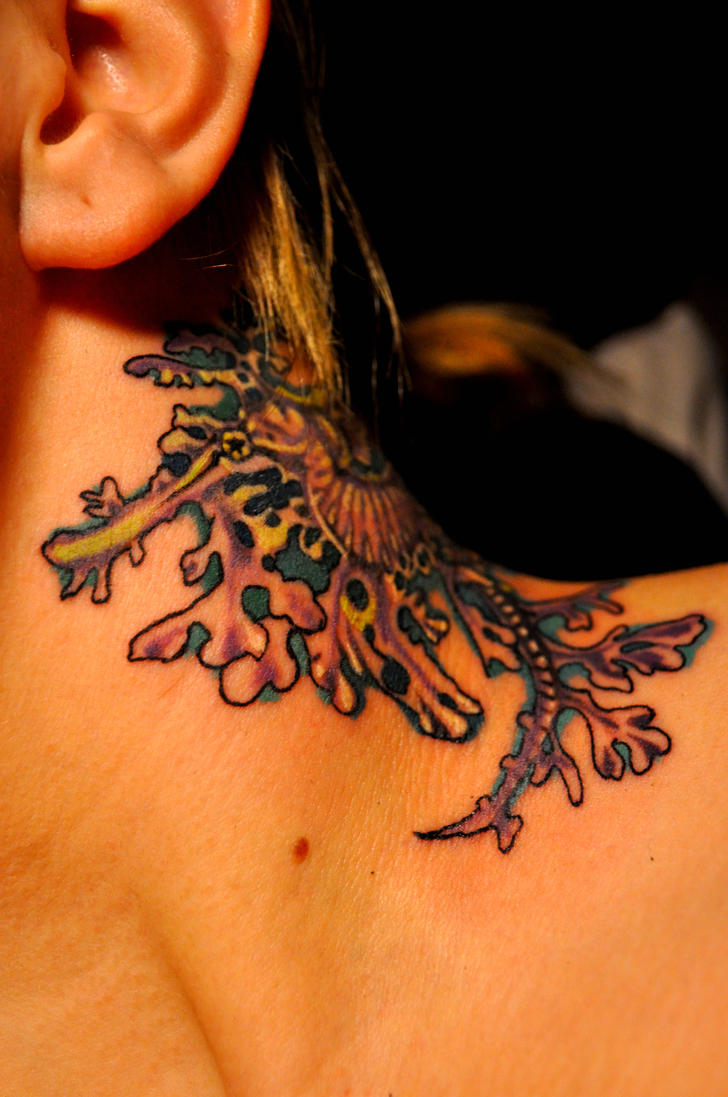 Leafy Sea Dragon tattoo 2