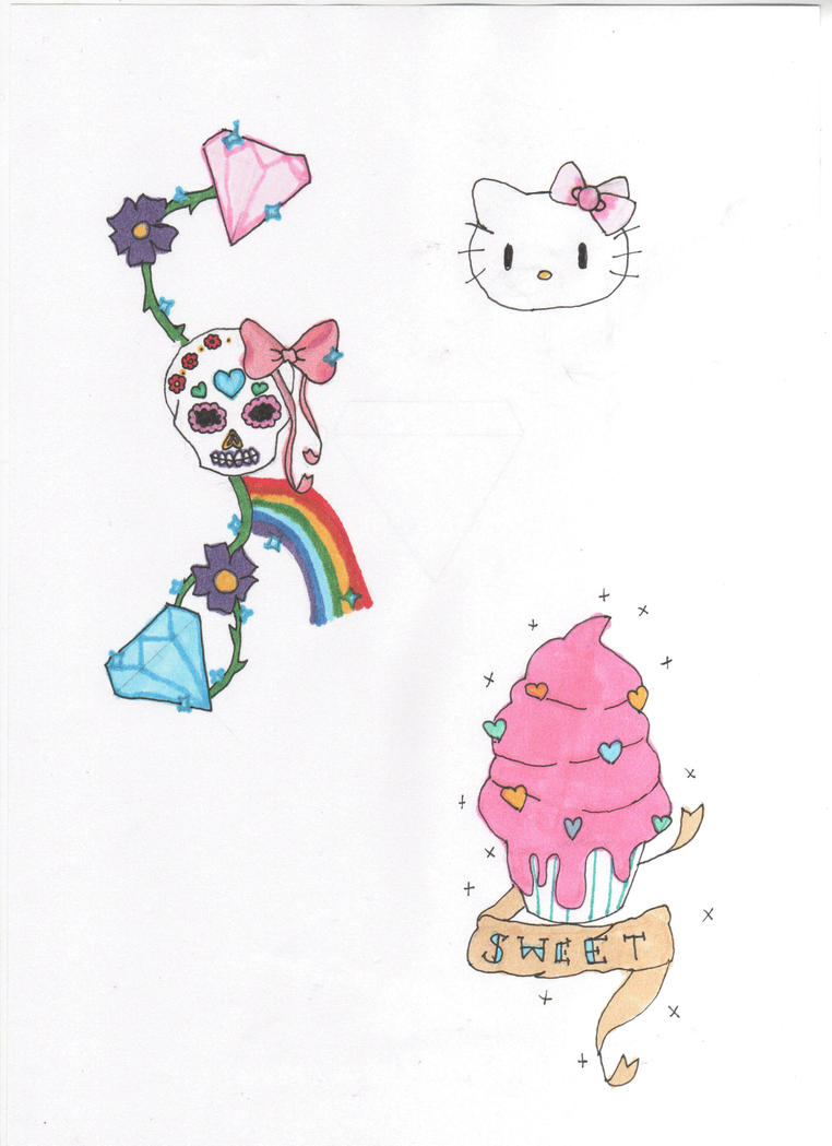 Girly Tattoo Design by