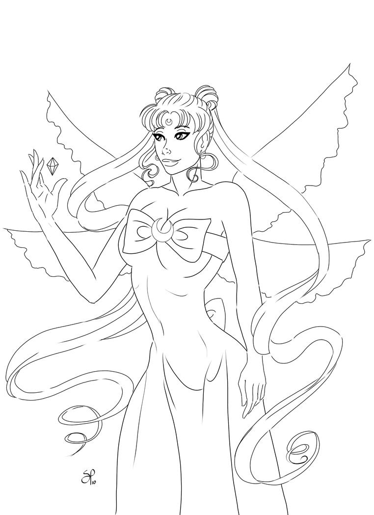 queen serenity coloring pages - photo #11
