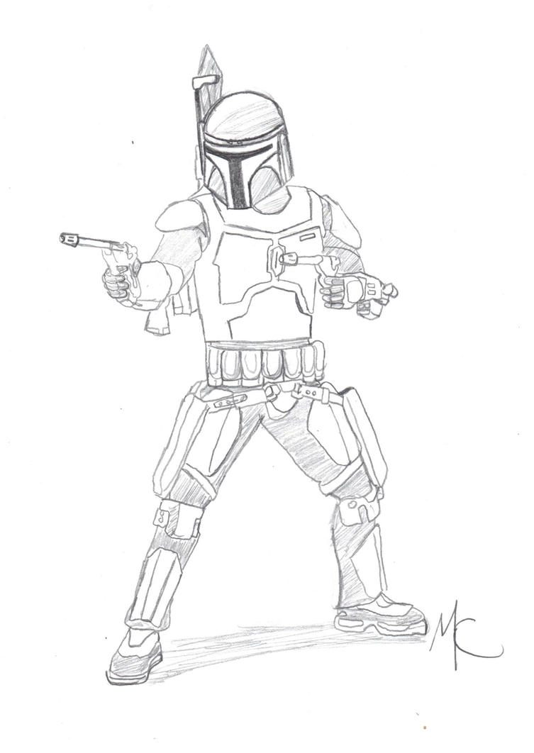 jango and boba fett coloring pages - photo #21