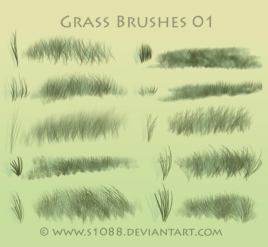 Free PS Grass Brushes