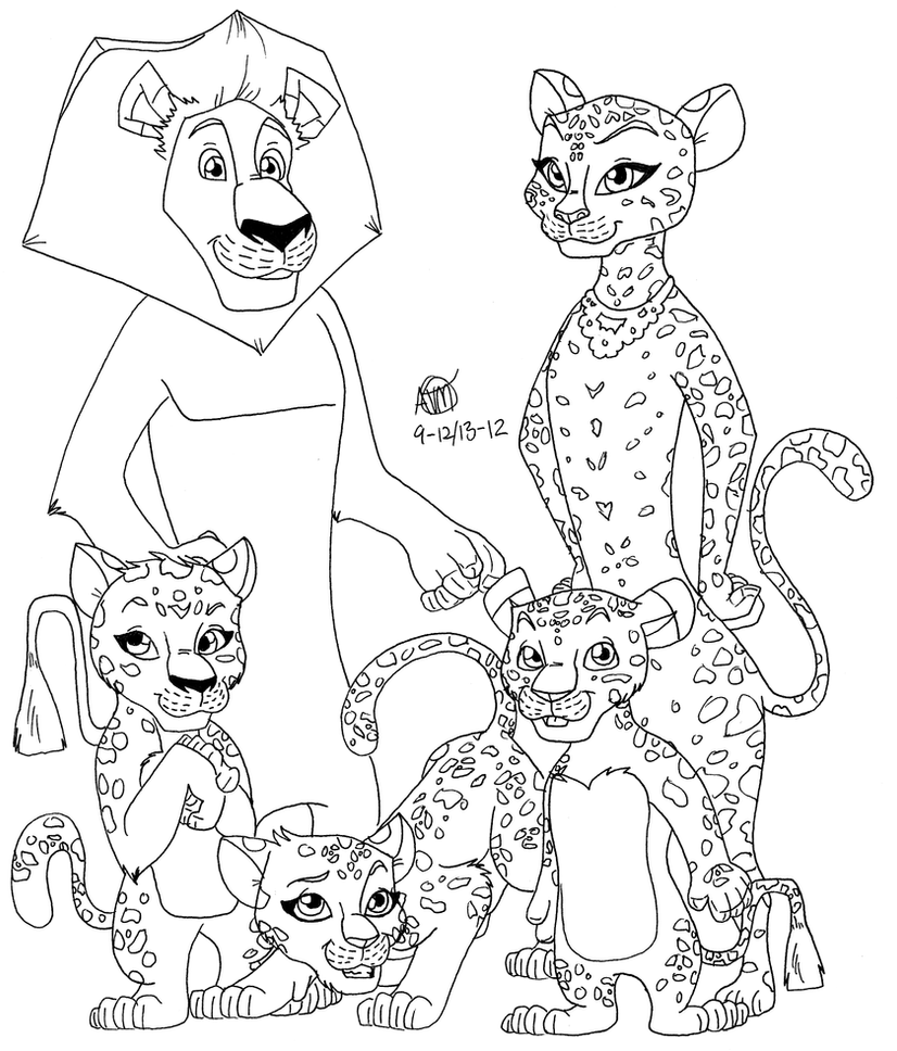 madagascar 3 coloring pages to print - photo #28