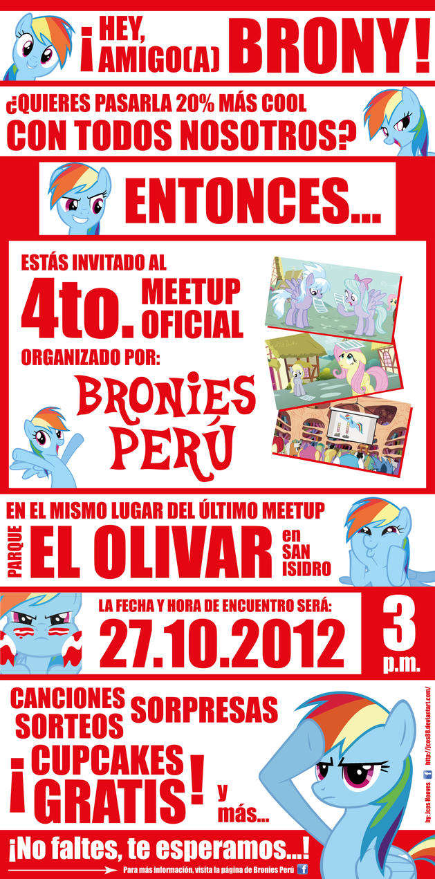 4to. Meetup de Bronies Peru by JcosHooves