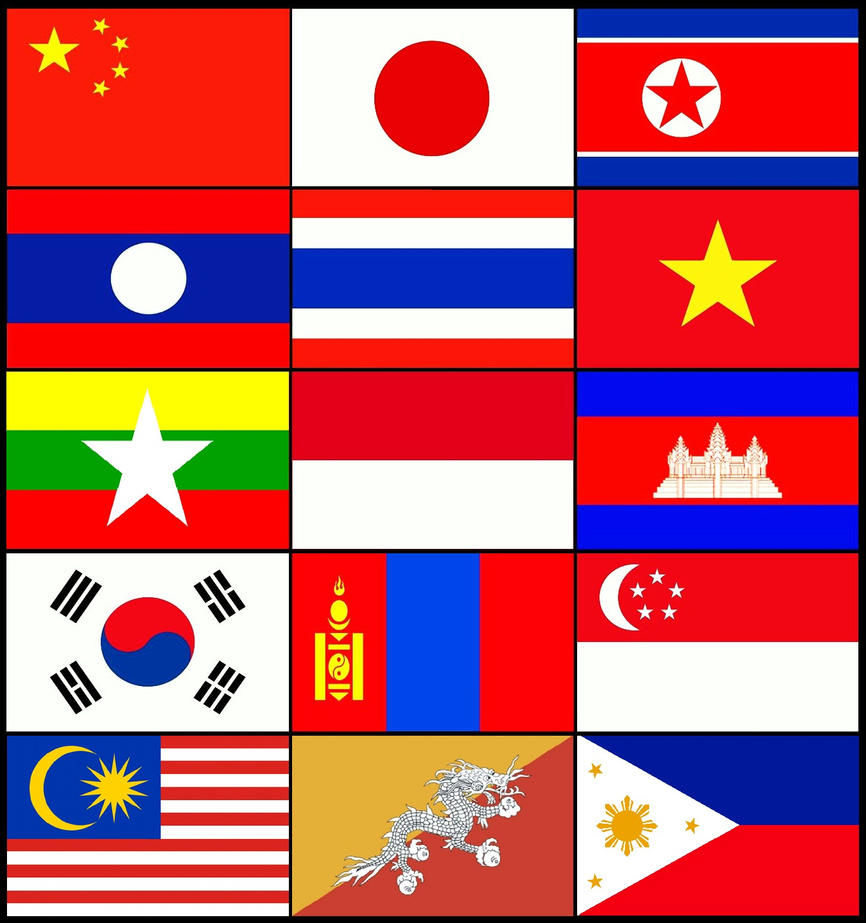 East Asian Flags 118