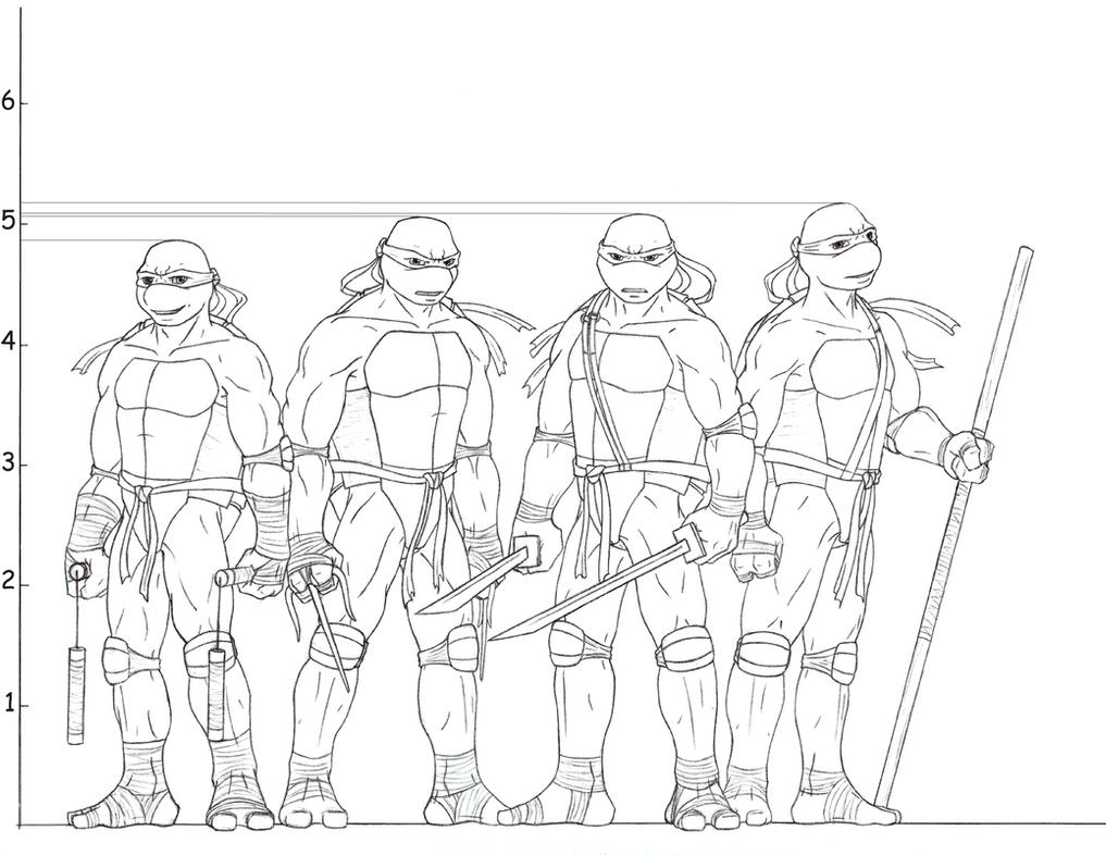 raf ninja turtles coloring pages - photo #14
