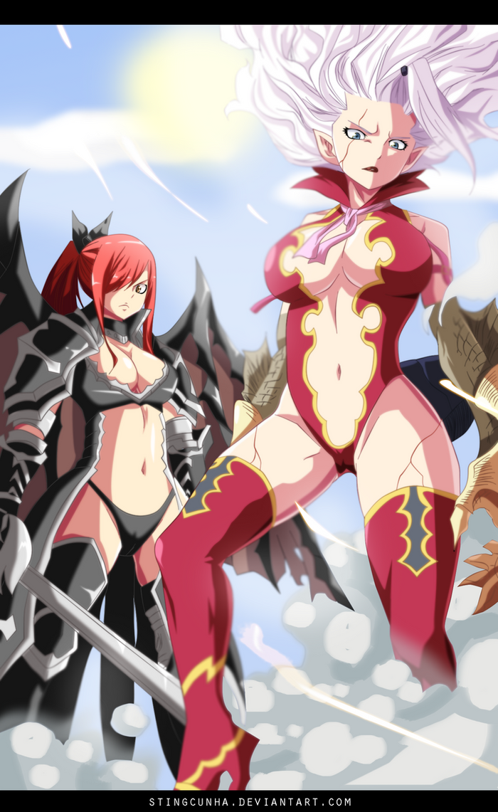 fairy_tail_364___mirajane_and_erza_fighting_by_stingcunha-d6yl4xm