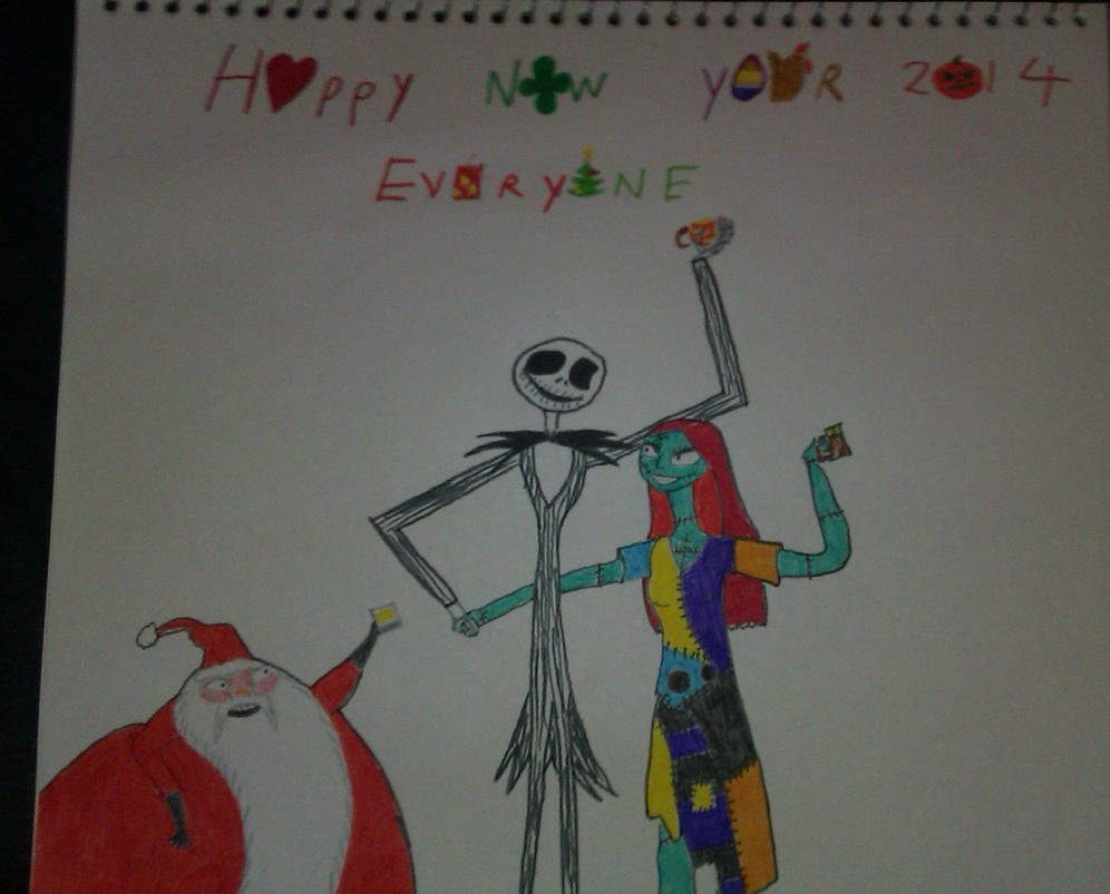 Nightmare Before Christmas New Year Celebration by strangerneral109 ...