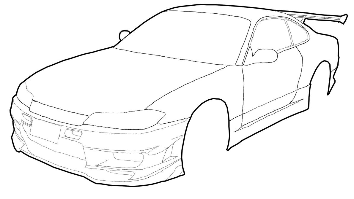Nissan silvia sketch