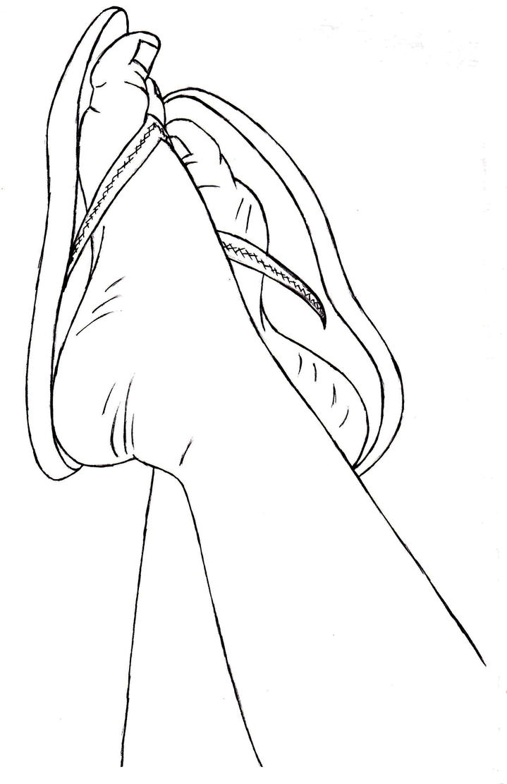 Flip Flop -Practice Sketch- by Eldora1200 on DeviantArt