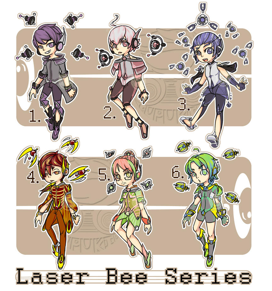 [OPEN $5]Laserbees Series by cupukid
